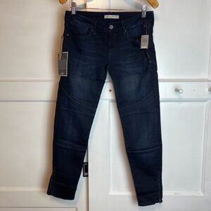 Mavi Darcy Moto Angle Zip Skinny Jean